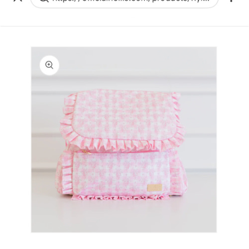 HOLLIS Ruffled Nylon Diaper Bag – Hollis