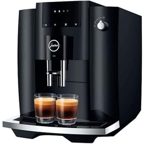 Jura E4 Piano Black Automatic Coffee Machine