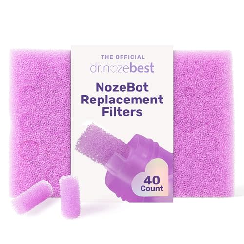 Dr. Noze Best | NozeBot Replacement Filters - Electric Baby Nasal Aspirator | Pediatric ENT-Designed Baby Care for Nose Sucker | Filters | Aspirator Filters