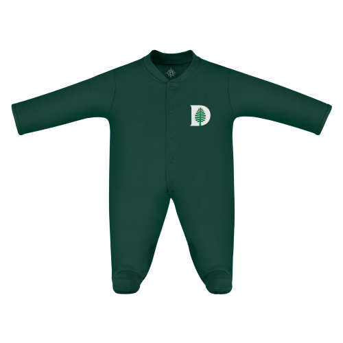 Dartmouth Big Green Footed Romper | College Baby