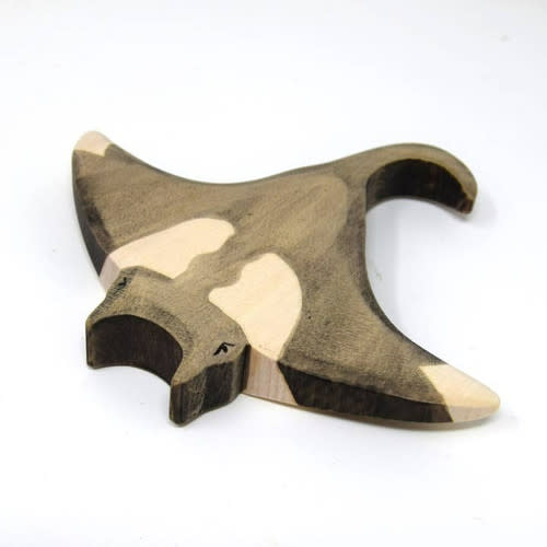 Eric & Albert Wooden Manta Ray Figurine