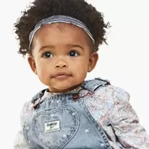 Pocket Tee & Starry Denim Shortalls Set | oshkosh.com