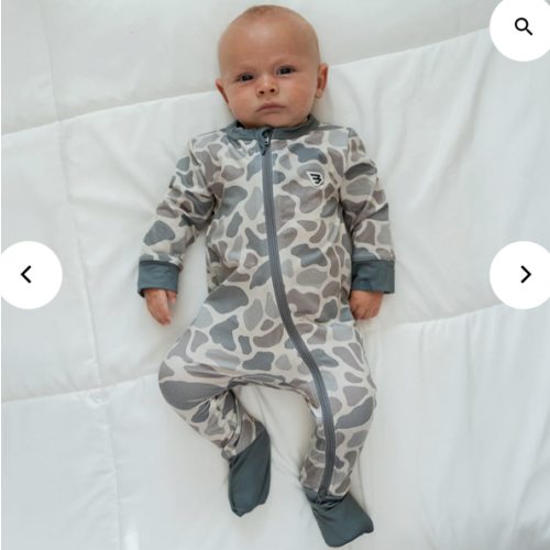Baby Zip Up - Classic Deer Camo – BURLEBO
