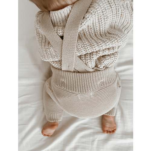 ‘Natural’ Knit Suspenders – Oat Co