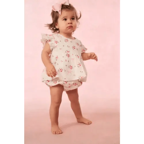 Baby Nalina Rose & Bow Bloomer