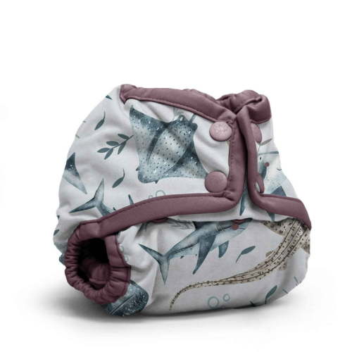 Kanga Care Rumparooz Double Leg Gusset Reusable Cloth Diaper Cover Newborn Snap | Chomp 4-15 lbs