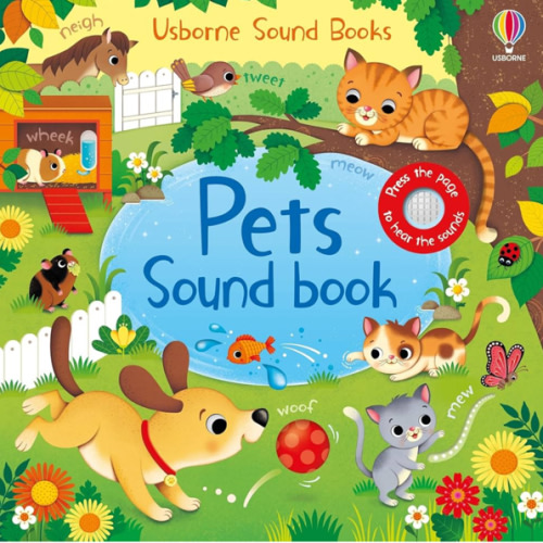 Pets Sound Book: A Delightfully Tactile and Illustrated Book About Cats and Dogs for Children (Ages 3-5)