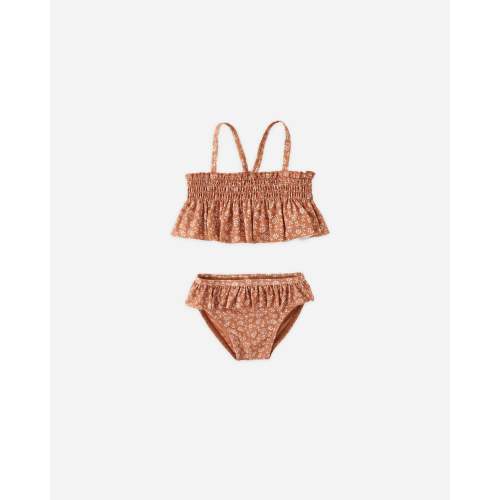 Smocked Ruffle Bikini Poppy Floral
