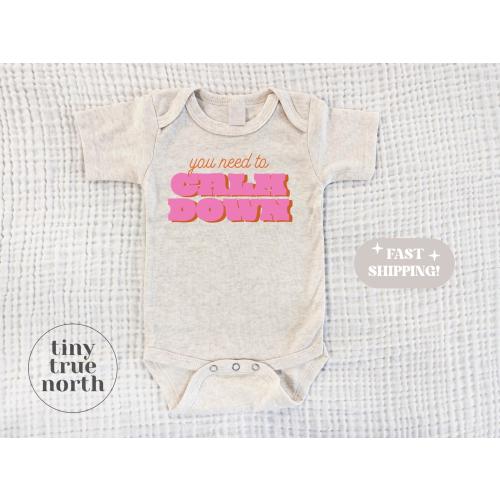 You Need to Calm Down Baby Bodysuit - Lover Baby Gift - Swift Baby Gift - Baby Shower Gift - Baby Announcement
