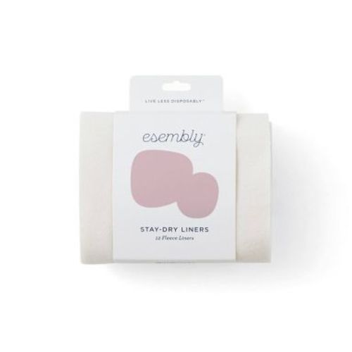 Esembly Stay-Dry Reusable Diaper Insert Liners - 12ct
