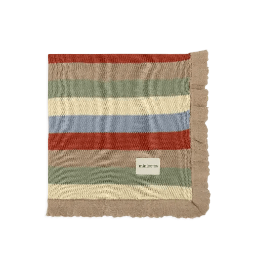 MiniCoton Stripe Blanket