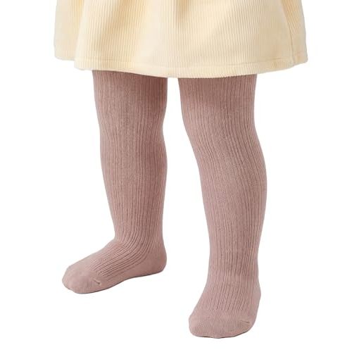 Century Star Cable Knit Tights for Baby Girls Toddler Newborn Infant Seamless Leggings Stretch Waist School Daily Wear 0-4T