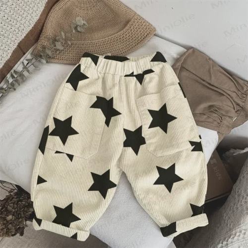 Baby Toddler Beige Star Pants