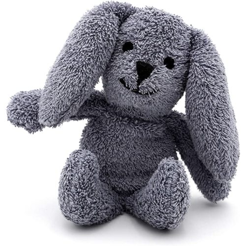 Thermal-Aid Zoo Mini — (Baxter the Bunny) — Mold-Resistant, Washable Hot & Cold Pack for Kids — Heating and Cooling Pad with Natural Corn Filling — Reusable Plush Toy
