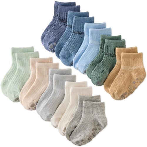 Butterblu Zuri Multipack Socks w/Grippers, Baby, Toddlers, Sustainably Made