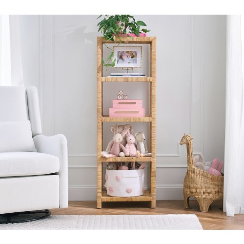Rattan Accent Bookcase (20")