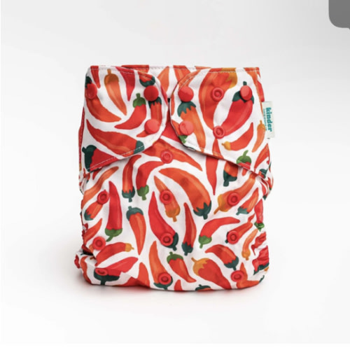 Food: Essentials Pocket Cloth Diaper with Athletic Wicking Jersey, Grows with your Baby