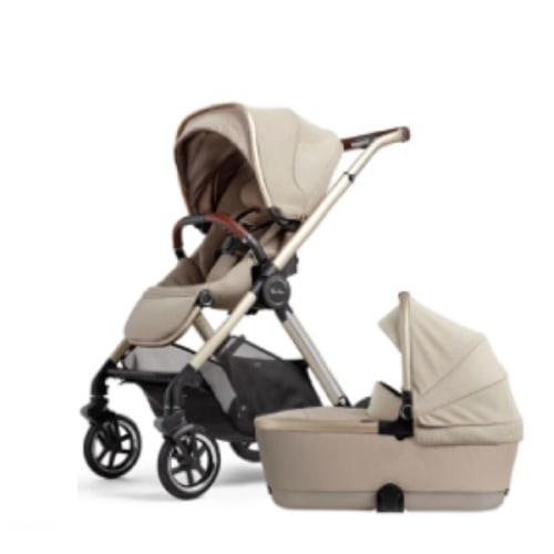 Silver Cross Reef 2 Stroller & Bassinet Bundle in Frappe