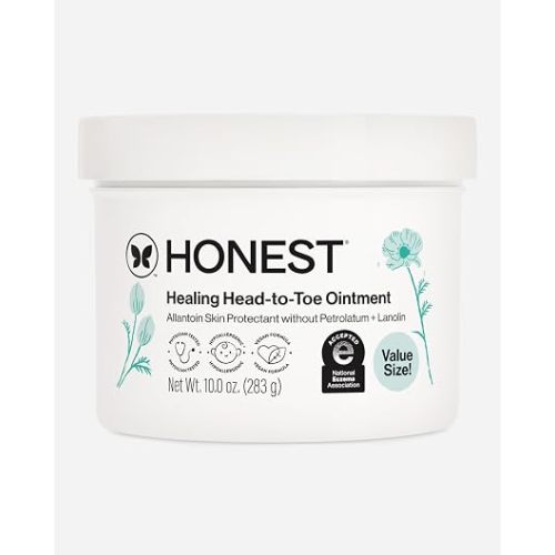 The Honest Company Head-to-Toe Healing Ointment, Fragrance-Free, 10 oz