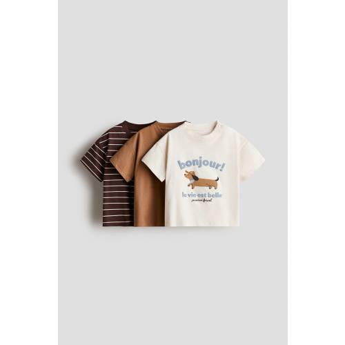 3-PACK COTTON T-SHIRTS