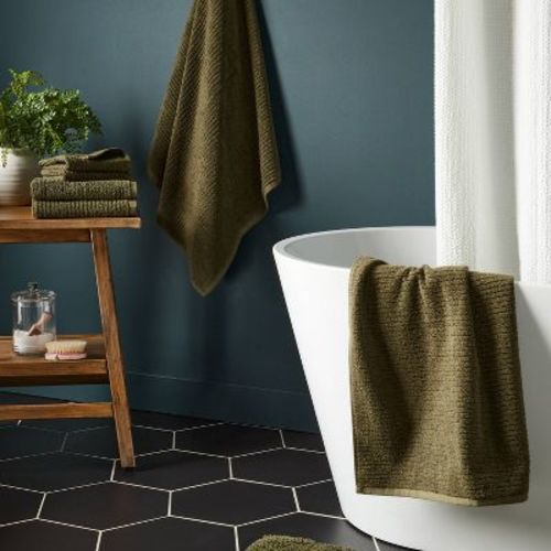 Quick Dry Ribbed Towel Set - Threshold™