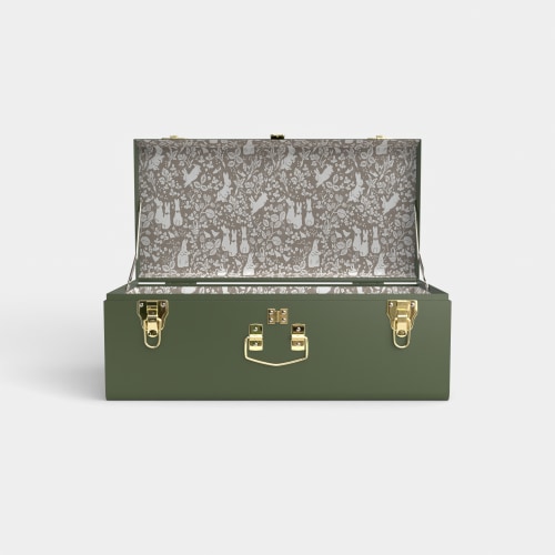 Petite Classic Trunk - Green - Peter Rabbit Heritage / Embroidery