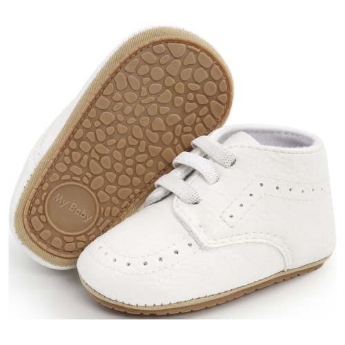 Bonario Baby Boys Girls Shoes Infant Oxford Dress Shoe Loafers for First Steps Walkers 0-18M