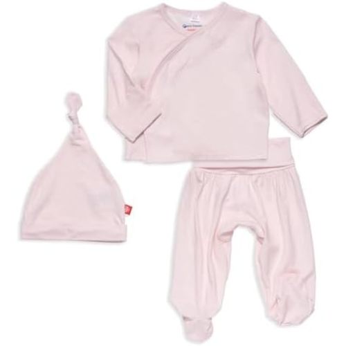 Magnetic Me Modal Newborn Take Home Kimono Set | Silky Soft Modal Fabric