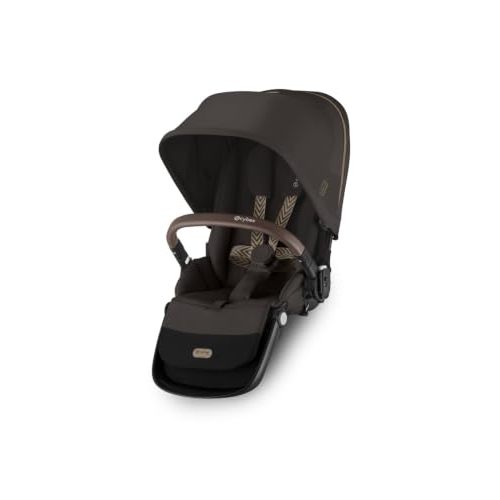 Cybex Gazelle S Second Stroller Seat for Baby & Toddler - Chocolate Brown | Extra Stroller Seat Attachment for Second Child, Detachable, Compatible w/ Gazelle S, for Infant to Toddler 3 Months-4 Years