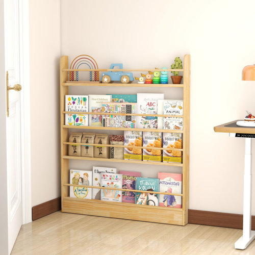 Ebern Designs Behind The Door Bookshelf, Wall Wooden Book Shelf Organizer & Reviews | Wayfair