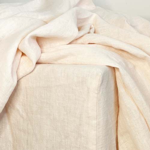 Linen Crib Fitted Sheet - Certified European Linen | Lilla & Charles