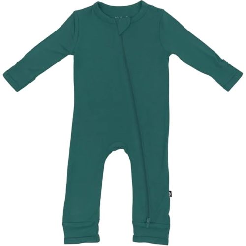 KYTE BABY Unisex Rayon Made From Bamboo Zippered Rompers 0-24 Months