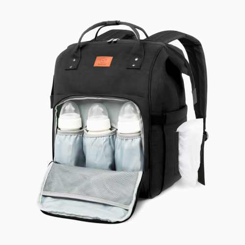 KeaBabies Original Diaper Bag - Trendy Black