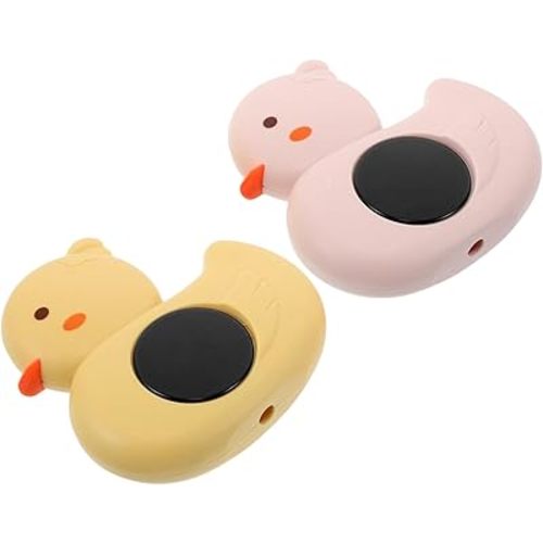 2pcs Cartoon Duck Bath Thermometers for Accurate Water Temperature Measuring Tool for Bathtub Shower Spa Lightweight Portable Safe Fun Swimming Pool Thermometer