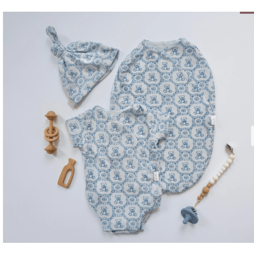 SHORT SLEEVE NEWBORN ESSENTIALS BUNDLE in Bamboo Cotton