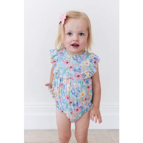 Wildflower Bubble Romper | scoots