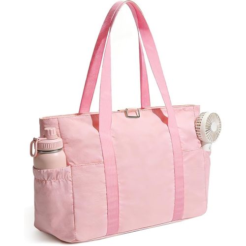 Tote Bag for Women, 26L Capacity Travel Purses Work Bag, Small Zipper Tote Bag for Travel Nurse Gym Teacher