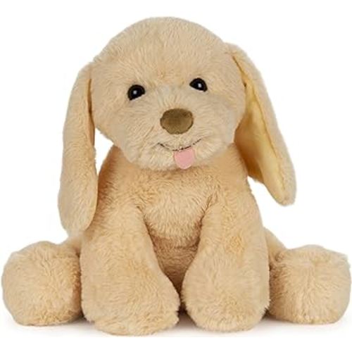 GUND Baby My Pet Puddles Animated Plush, Premium Stuffed Animal Barking Plush Puppy Dog for Ages 1 and Up, Yellow, 12”