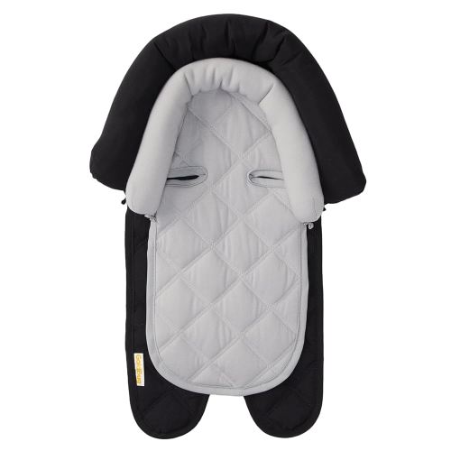 GoldBug Baby & Toddler 2-in-1 Duo Head Support for Car Seats - Black