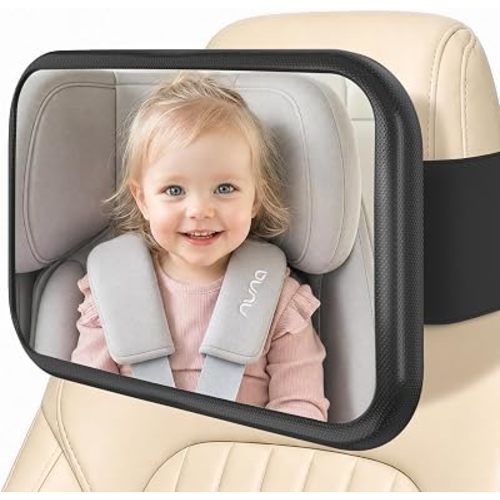 Car Mirror for Baby, Car Seat Mirror for Tesla, Fixed &Adjustable Headrests