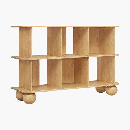 babyletto Crosby Open Bookcase - Honey