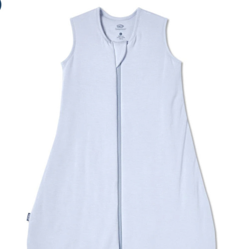 HALO - 1.5 TOG supersoft bamboo wearable blanket, double zipper sleeping bag with weighted feel - blue