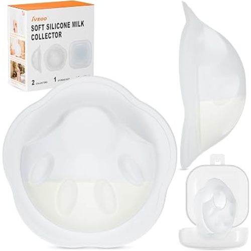 2pcs Milk Collectors for Breastfeeding Silicone Breastmilk Catcher