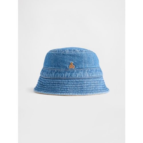 Baby Sherpa-Lined Denim Bucket Hat