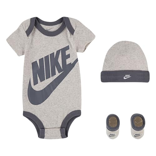 Nike Baby's Bodysuit, Hat and Booties 3 Piece Set
