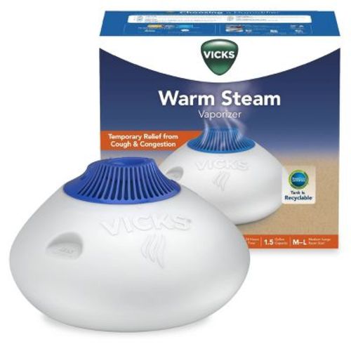Vicks Warm Steam Vaporizer Humidifier with Night Light - 1.5gal