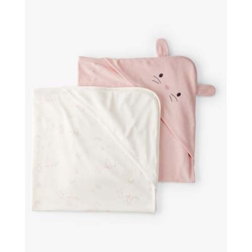 Baby 2-Pack Hooded Towels - Pink - Carter's | Carter's