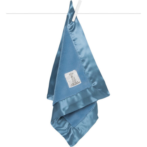 Luxe Baby Blanky, Cornflower - Little Giraffe | Maisonette