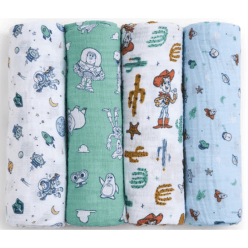 aden + anais Disney™ Toy Story essentials cotton muslin swaddles 4 pack