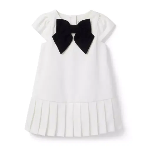 Girl Cream And Sugar The Pleated Bow Dress by Janie and Jack